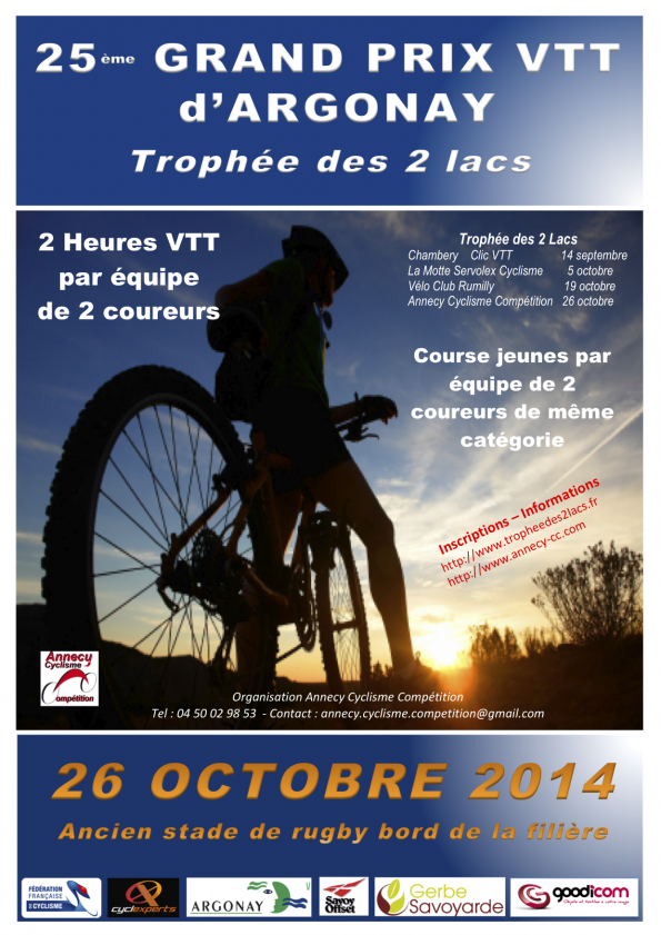 Annecy Cyclisme Compétition 2h VTT Argonay